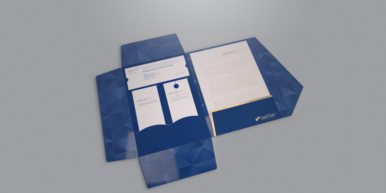 Betfair Royal Ascot Invitation Package Design