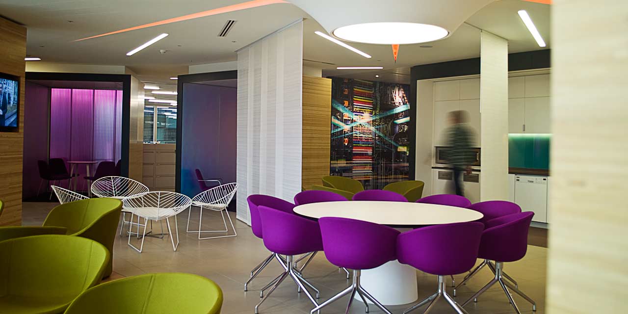Large Format Office Interior Graphic Design for Leading Financial Institution