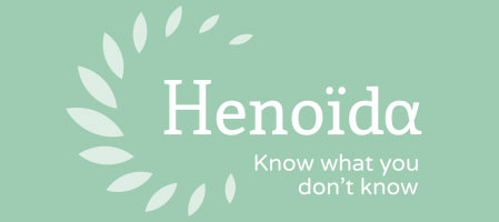 henoida logo branding website app design